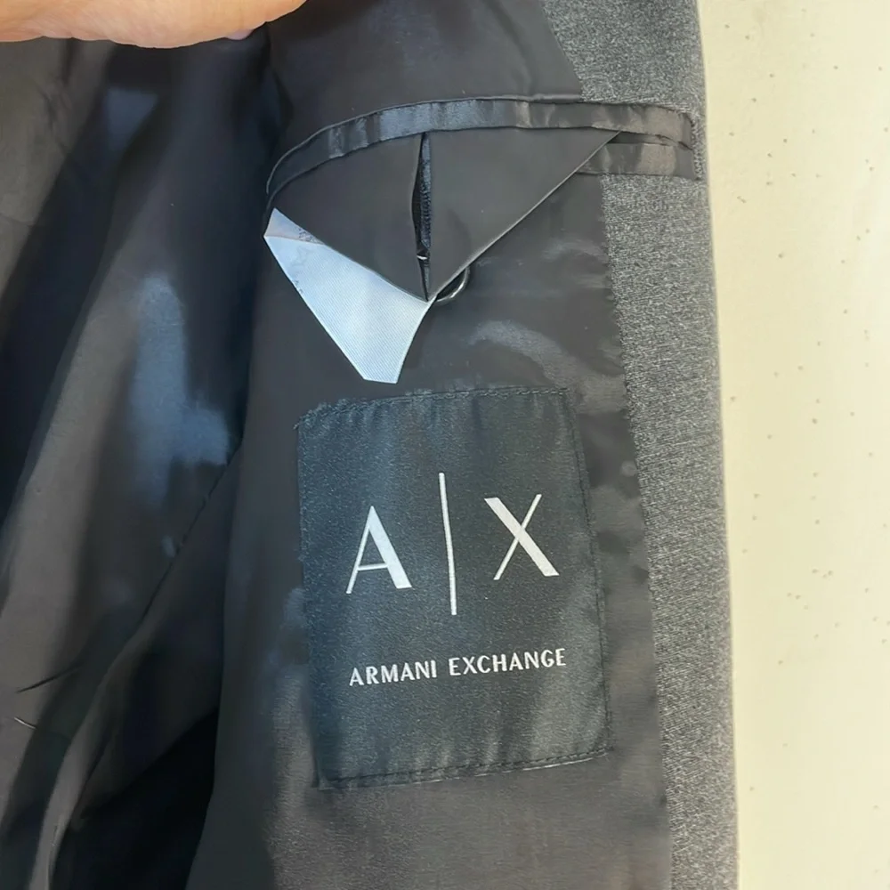 ARMANI EXCHANGE Grey Ponte Blazer. Men’s XL. NWT.